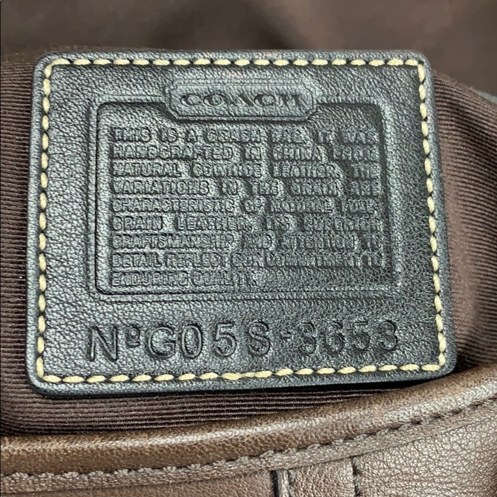 Coach Brown Handbag - Picture 8 of 8